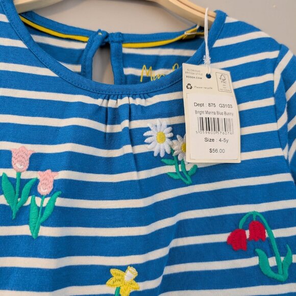 Mini Boden appliqued Easter tunic 5/6 NWT - Picture 4 of 4